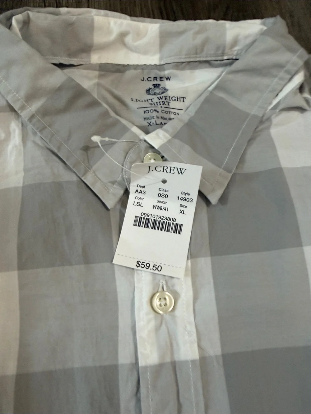 J crew button down